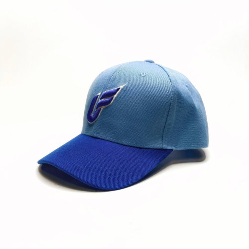 棒球帽-彎帽簷(水藍/藍)